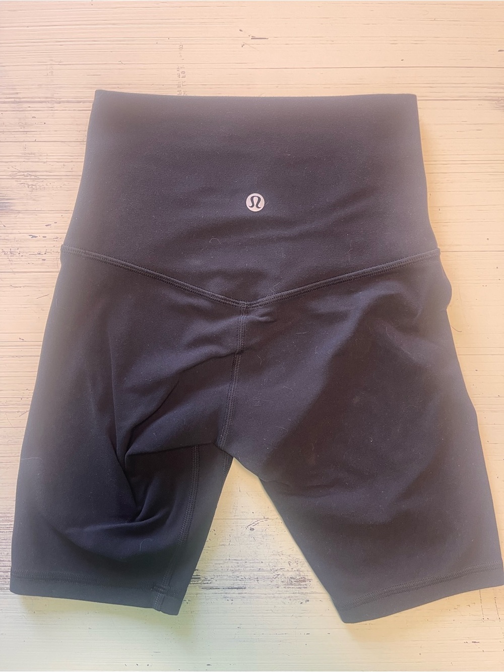 lululemon athletica Black High-Rise Bike Shorts